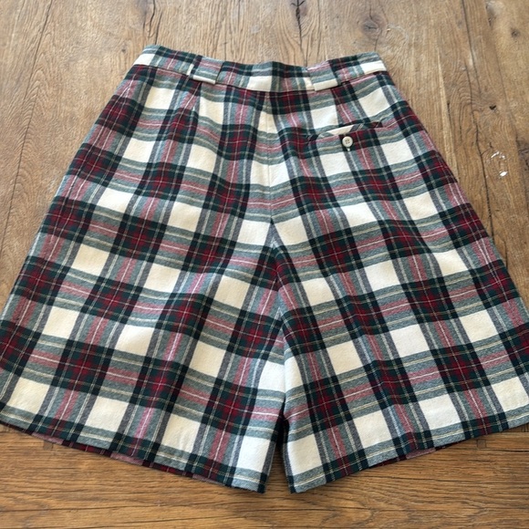 Vintage Collectible Gold Wool Plaid Shorts - Picture 7 of 7